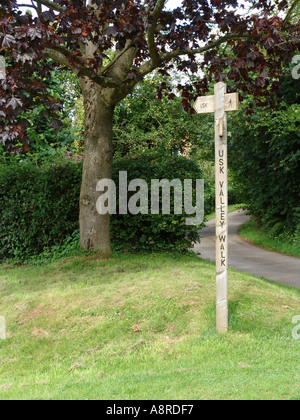 USK Valley Spaziergang Llantrisant South Wales Großbritannien 2004 Stockfoto