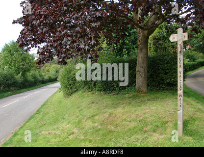 USK Valley Spaziergang Llantrisant South Wales Großbritannien 2004 Stockfoto