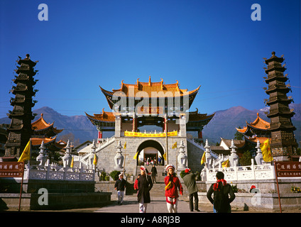China Yunnan Guanyin Göttin der Barmherzigkeit Tempel Stockfoto