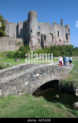 UK Wales Carmarthenshire Laugharne Castle Stockfoto