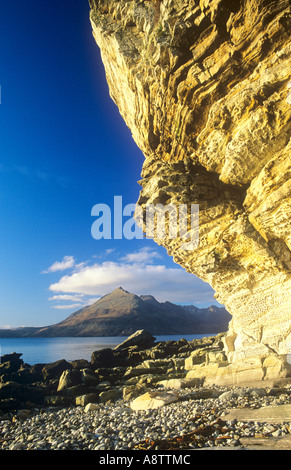 Die Cuillin Berge von Elgol, Isle Of Skye. Stockfoto