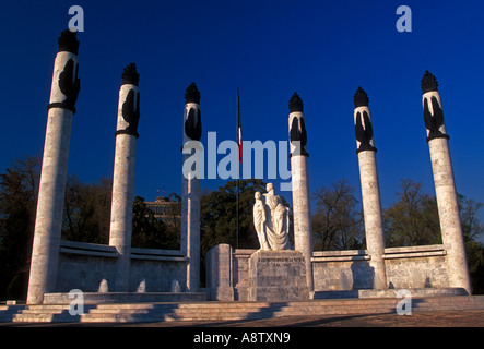 Kind Helden Denkmal Monumento a los Ninos, Chapultepec Park, Mexico City, Distrito Federal, Mexiko Stockfoto