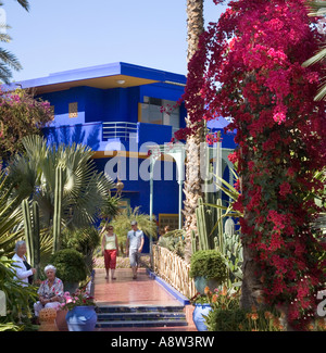 Jardins Majorelle in Marrakesch Marokko Stockfoto