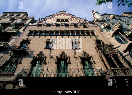 Casa Amatller, modernistischen Architektur ein, die von Puig i Cadafalch, Passeig de Gracia, 41, Barcelona, Barcelona, Provinz Barcelona, Spanien, Europa Stockfoto