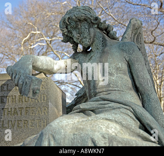 Denkmal, Greenwood Cemetery in Brooklyn, New York Stockfoto