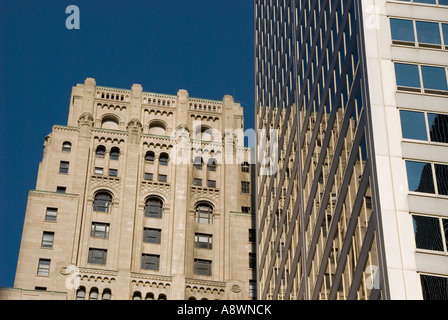 Architektur im zentralen Geschäftsviertel der Stadt Toronto Kanada Stockfoto