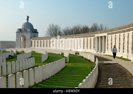 Tyne Cot Militärfriedhof, Belgien Stockfoto