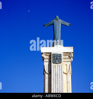 CHRISTUS S STATUE MONTE TORO MENORCA Stockfoto