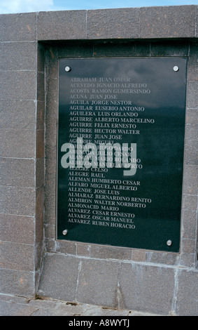 Argentinische Militärfriedhof, Darwin, East Falkland, Falkland-Inseln, Süd-Atlantik Stockfoto