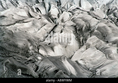 Vatnajökull-Gletscher, Skaftafell-Nationalpark, Island, der größte Gletscher Europas. Stockfoto