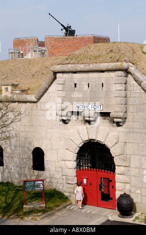 NOTHE FORT Küstenschutz, erbaut im Jahre 1872 in Weymouth, Dorset, Südengland, Großbritannien Stockfoto