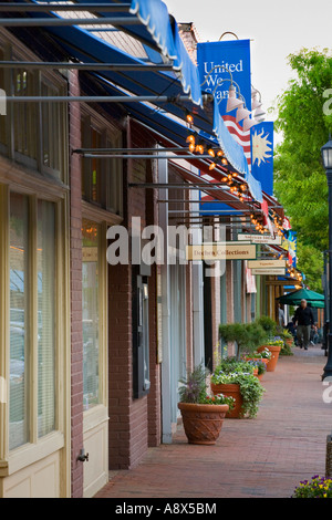 Geschäftsviertels der Stadt Markt Raleigh North Carolina Stockfoto
