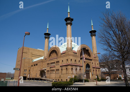 Freimaurertempel arabischen Motiv Wilkes-Barre, Pennsylvania Stockfoto