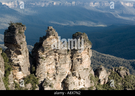 Blue Mountains drei Schwestern vom Echo Point in New South Wales Australien Stockfoto