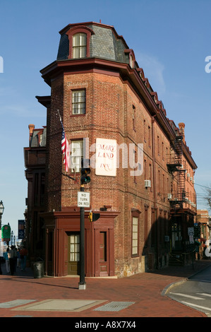 Maryland Inn Restaurant und Bar Annapolis Maryland Stockfoto