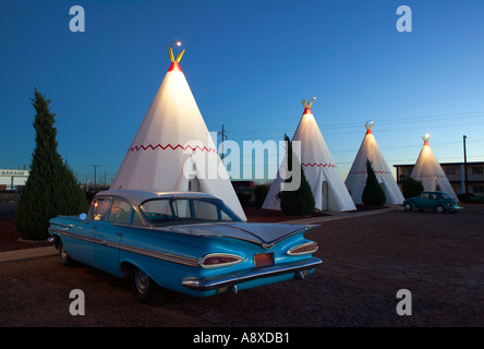 Wigwam Motel in Holbrook, Arizona, USA Stockfoto