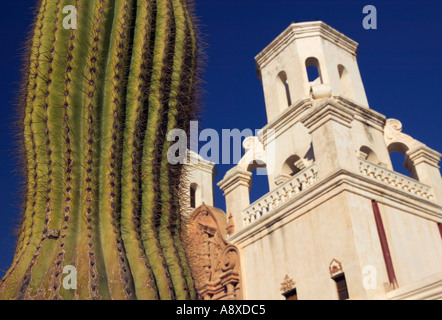 Mission San Xavier del Bac, Tucson, Arizona, USA Stockfoto