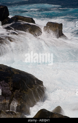 Südlichen Ozeanwellen gegen die Küste Albany Westaustralien Stockfoto