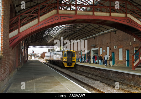 Filey Railway Station North Yorkshire England Stockfoto