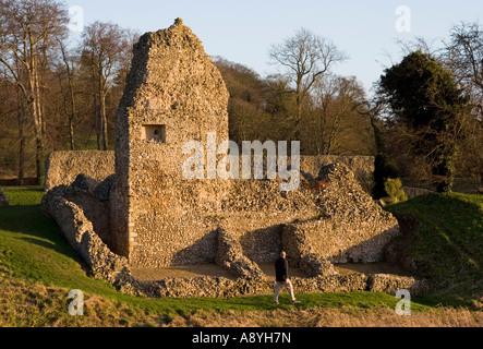 Berkhamsted Burg Ruine Hertfordshire Stockfoto