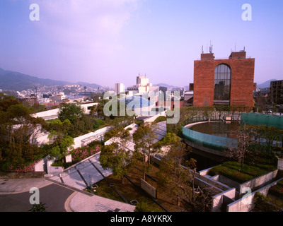 Nagasaki National Peace Memorial Hall für die Atombombe Opfer Stockfoto