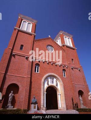 Urakami-Kathedrale (Dom St. Marien) einst die größte Kirche im Orient. Zerstört durch die Atombombe im Jahr 1959 wieder aufgebaut Stockfoto