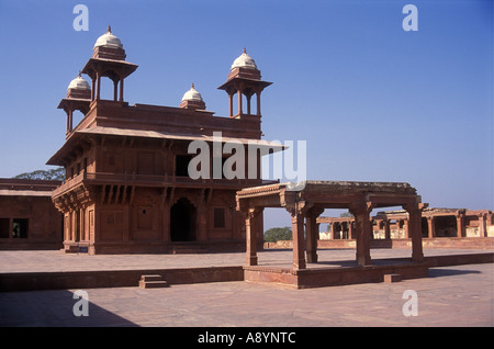 Der Diwan i Khas oder Halle von privaten Publikum Fatehpur Sikri in der Nähe von Agra Indien Stockfoto