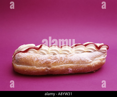 Cream Donut oder donut Stockfoto