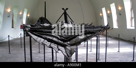 Vikingskips-Wikingerschiff Museum mit Oseberg Skipet Gokstad Skipet und die Melodie Skipet Oslo Norwegen Stockfoto