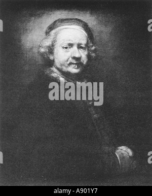 Rembrandt Rijn van Rijn Self Portrait Stockfoto