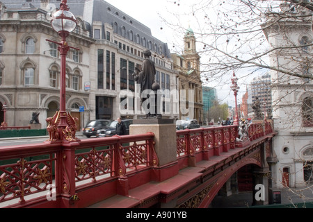 Holborn Viaduct über Farringdon Street, City of London Stockfoto