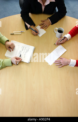 Gruppe von Menschen sammeln für Geschäftstreffen. Stockfoto