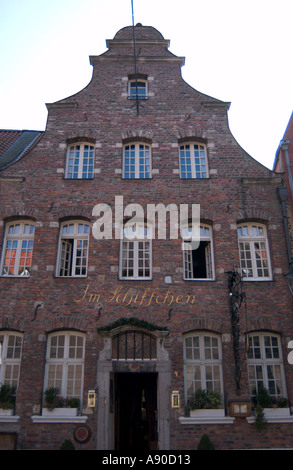 Das Gourmet-Restaurant IM SCHIFFCHEN in Duesseldorf Kaiserswerth Deutschland Stockfoto