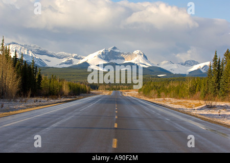 Alberta Highway 40 Süd Stockfoto