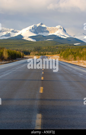 Alberta Highway 40 Süd Stockfoto