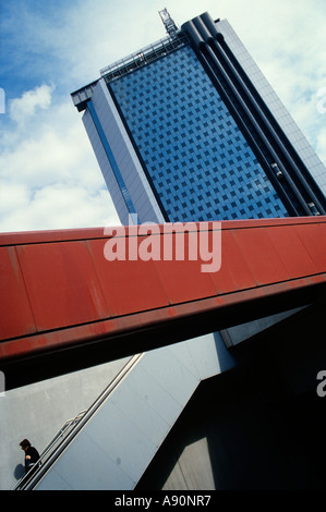 Neapel Italien moderne Stahl-Glas-Gebäude der das Centro Direzionale entworfen von japanischen Architekten Kenzo Tange Stockfoto