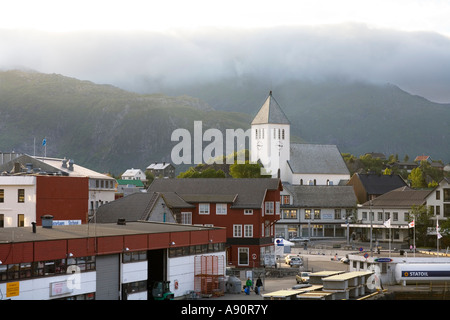 Svolvaer in norwegischen Lofoten-Inseln Stockfoto