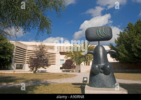 Mallorca Miro Stiftung Museum Garten Skulptur Stockfoto