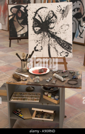 Mallorca Miro Stiftung Museum atelier Stockfoto