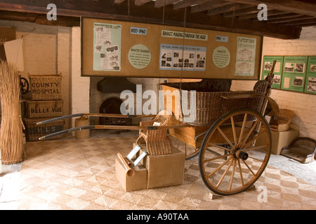 Museum für England Somerset Stoke Saint Gregory Willow und Wetlands Centre Stockfoto