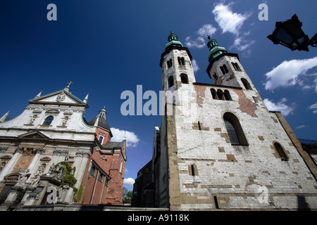 St. Peter und Paul Kirche und St. Andreas Kirche in Grodzka-Straße in Krakau, Polen Stockfoto