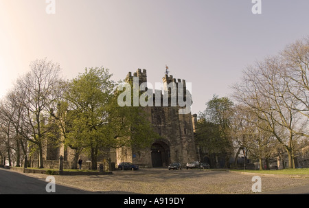 Eingangstor zum Lancaster Castle Lancashire England UK Stockfoto