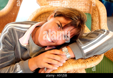 Jennifer Capriati am Vorabend des Wimbledon 2003 Stockfoto