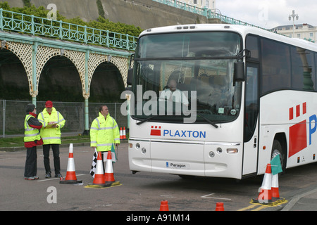 Brighton UK Coach Rallye April 2005 Stockfoto