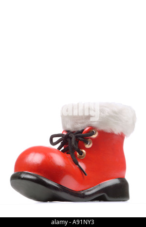 Santa, Claus, Stiefel - Nikolaus Stiefel Stockfoto