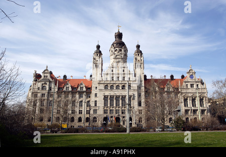 DEU-Deutschland-Sachsen Rathaus Leipzig Stockfoto