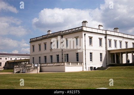 Blick auf die Queen es House in Greenwich, London, England, Europa. Stockfoto