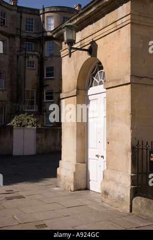 Seiteneingang der die Assembly Rooms in Bath Spa, Hamburg, London, England, Europa. Stockfoto