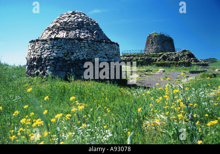 Italien Sardina Sardegna Nuraghe Santu Antine in der Nähe von Torralba Stockfoto