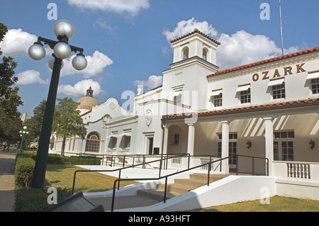 Ozark Badehaus in Bathhouse Row in Hot Springs Nationalpark in Hot Springs AR wo Thermalbäder zur Verfügung stehen Stockfoto